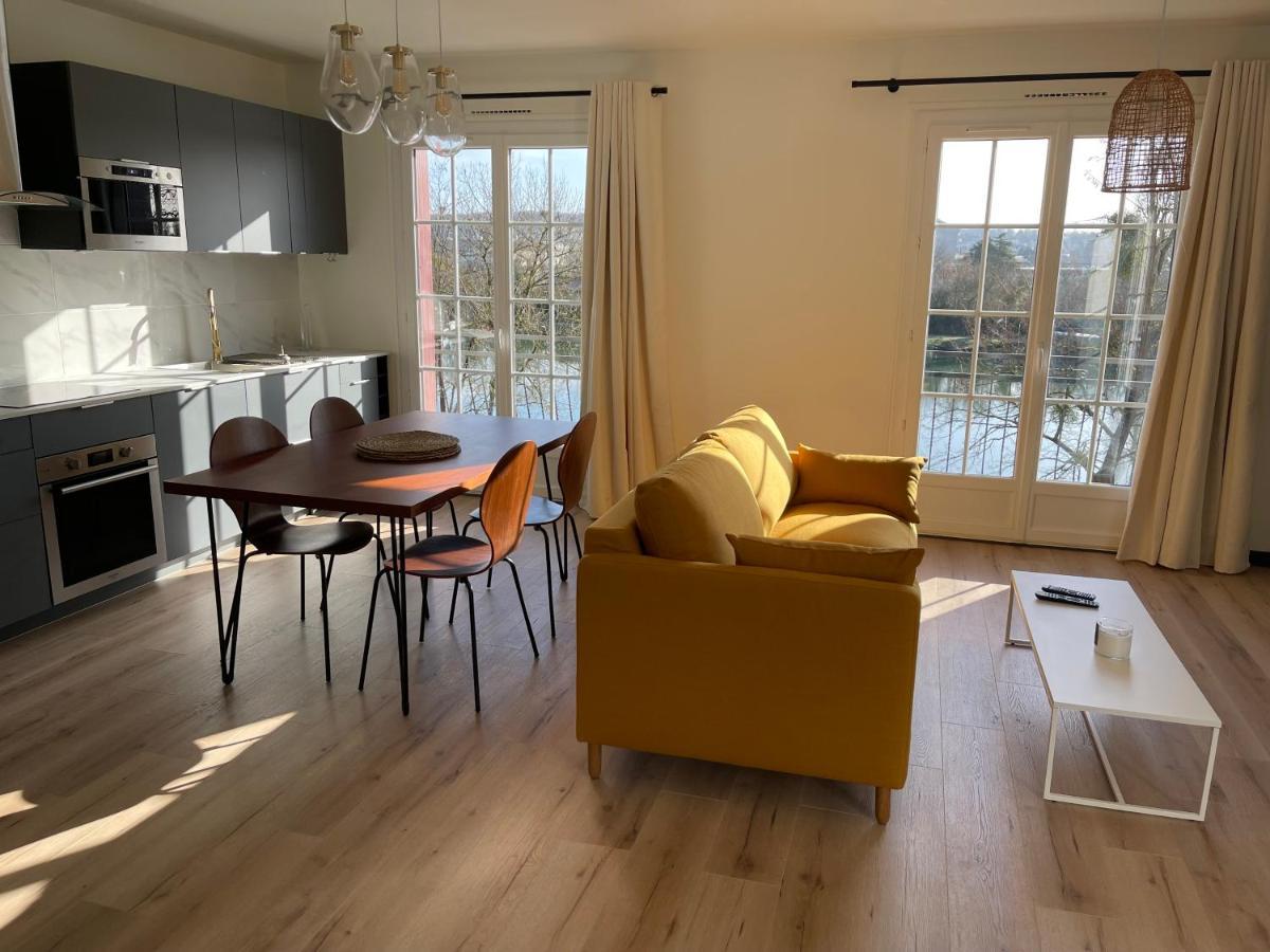Ambiance Seine, Appartement Lumineux En Bordure De Seine - Chouette Thomery Экстерьер фото